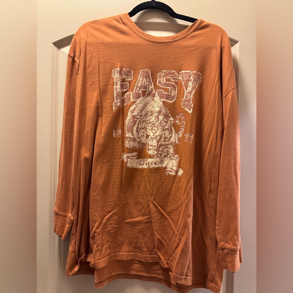 Easy Orange Long Sleeve Tee